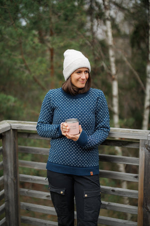 Seceda Knit Sweater - Arctic Blue