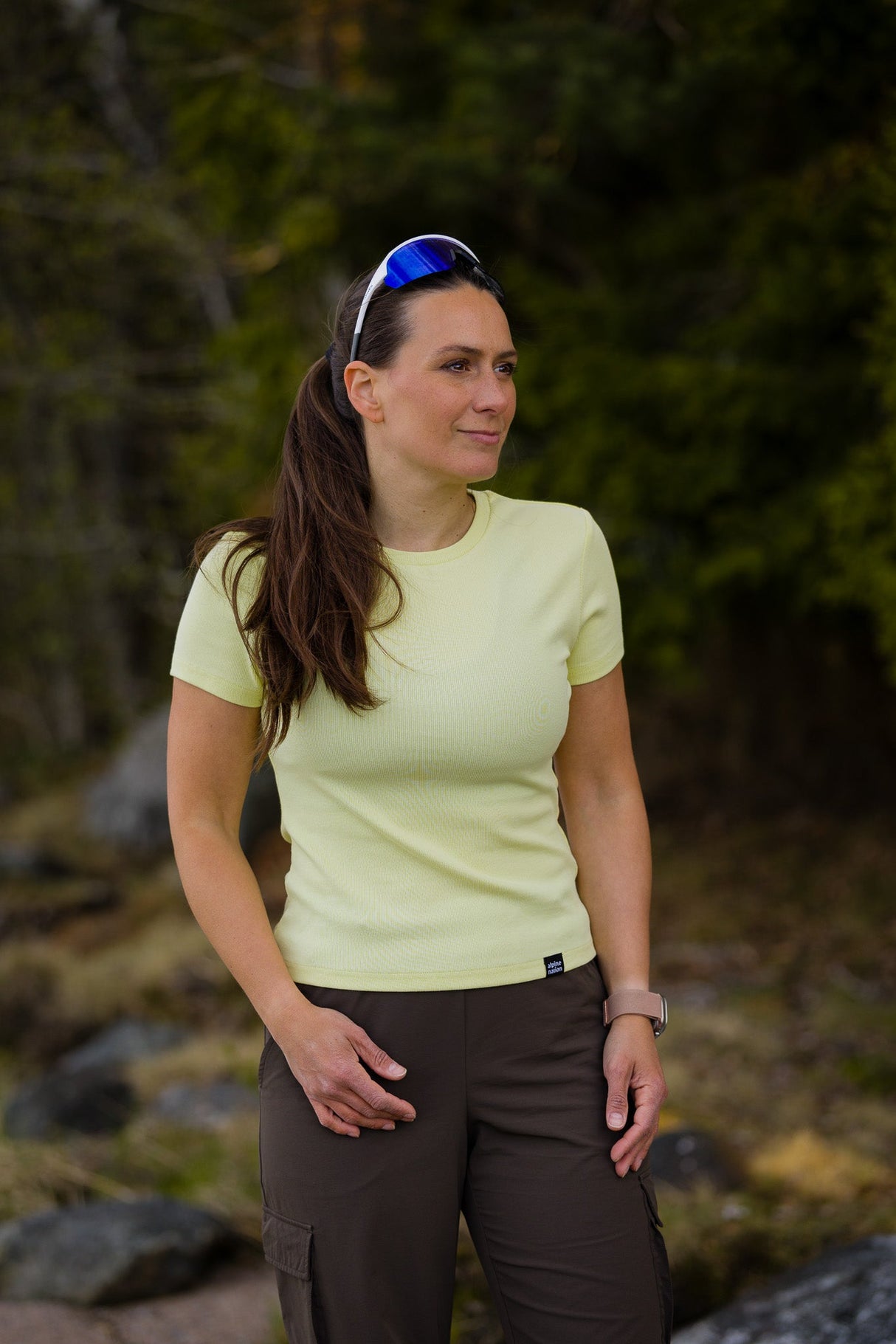 Riva Ribbed T-shirt - Citrus