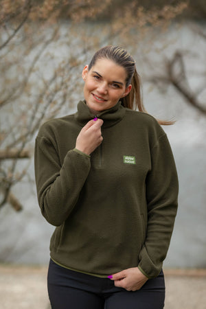 Atlas Fleece Sweater Moss Green