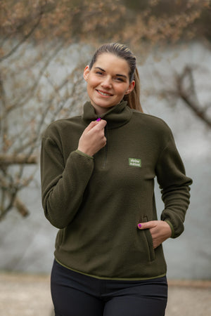 Atlas Fleece Sweater Moss Green