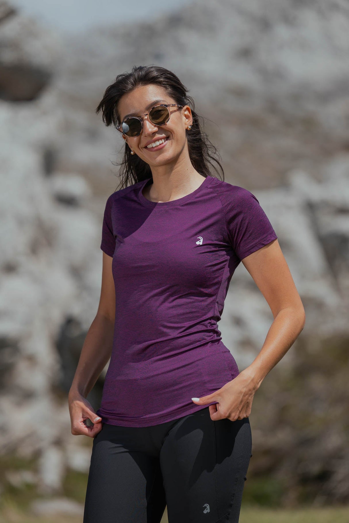 Summit Short Sleeve Tee Wild Berry