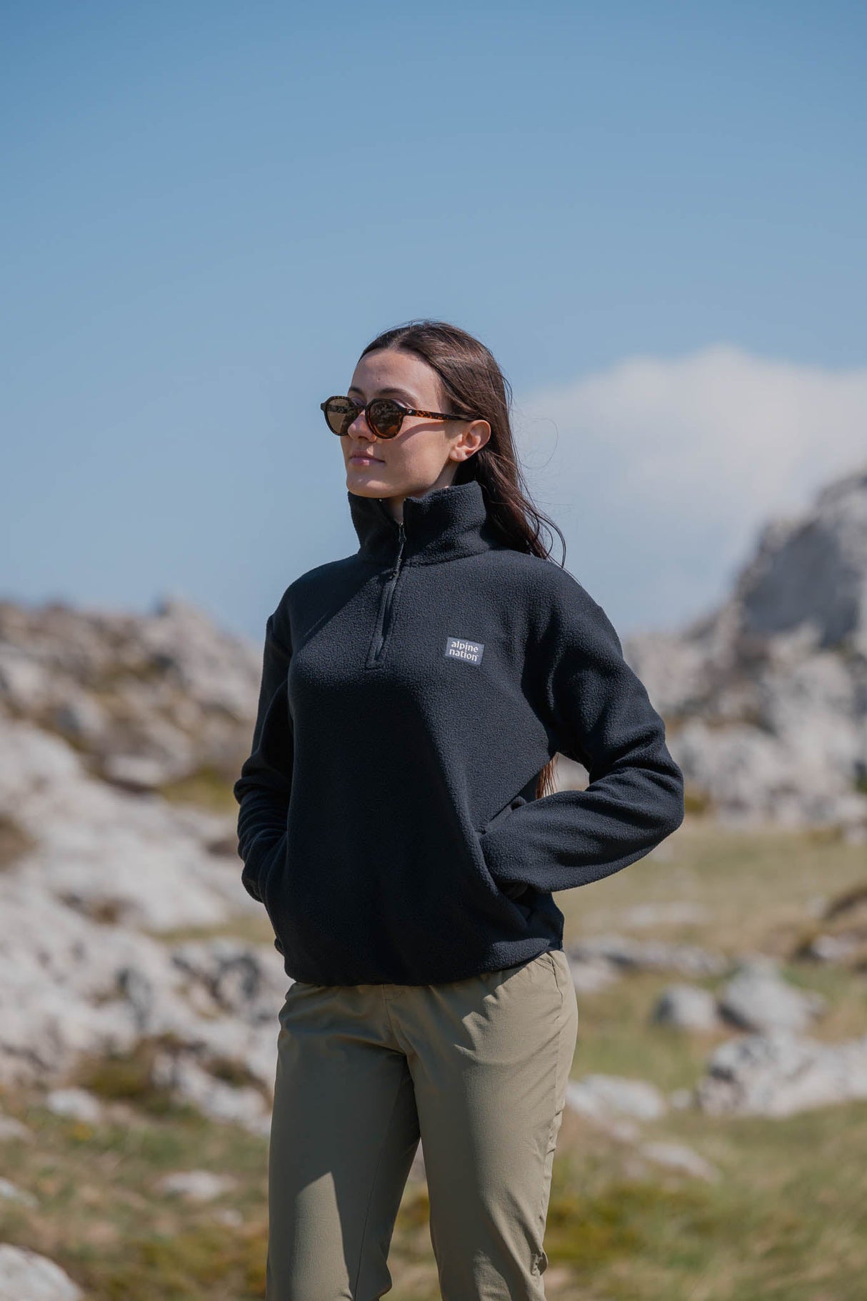Atlas Fleece Sweater Blackout