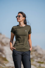 Flow Merino Tee - Olive