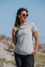 Flow Merino Tee - Heather Grey