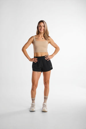 Sierra Crop Top Stone