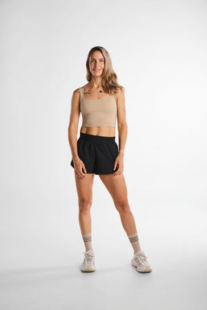 Sierra Crop Top Stone