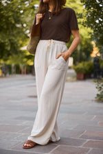 Flow Linen Pants - Ivory
