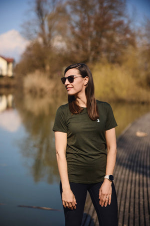 Flow Merino Tee - Olive