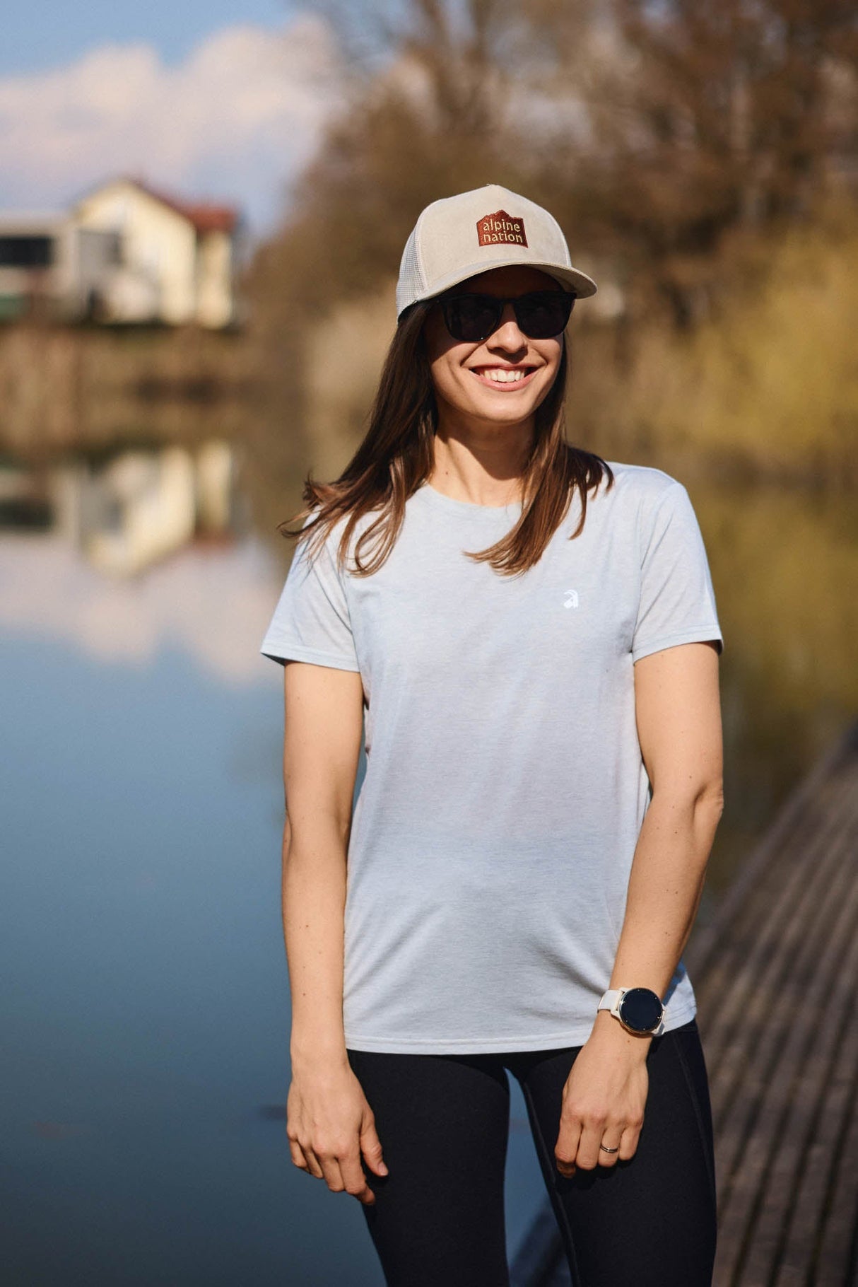 Flow Merino Tee - Heather Grey