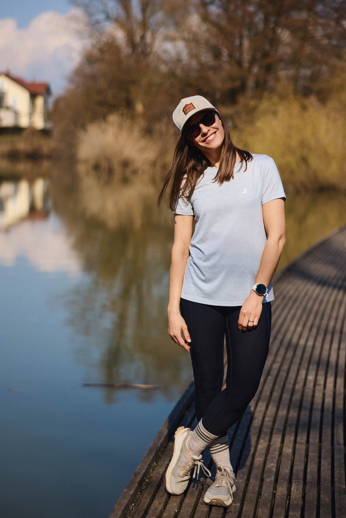 Flow Merino Tee - Heather Grey