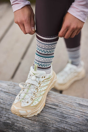Abisko Merino Socks - Frostwood