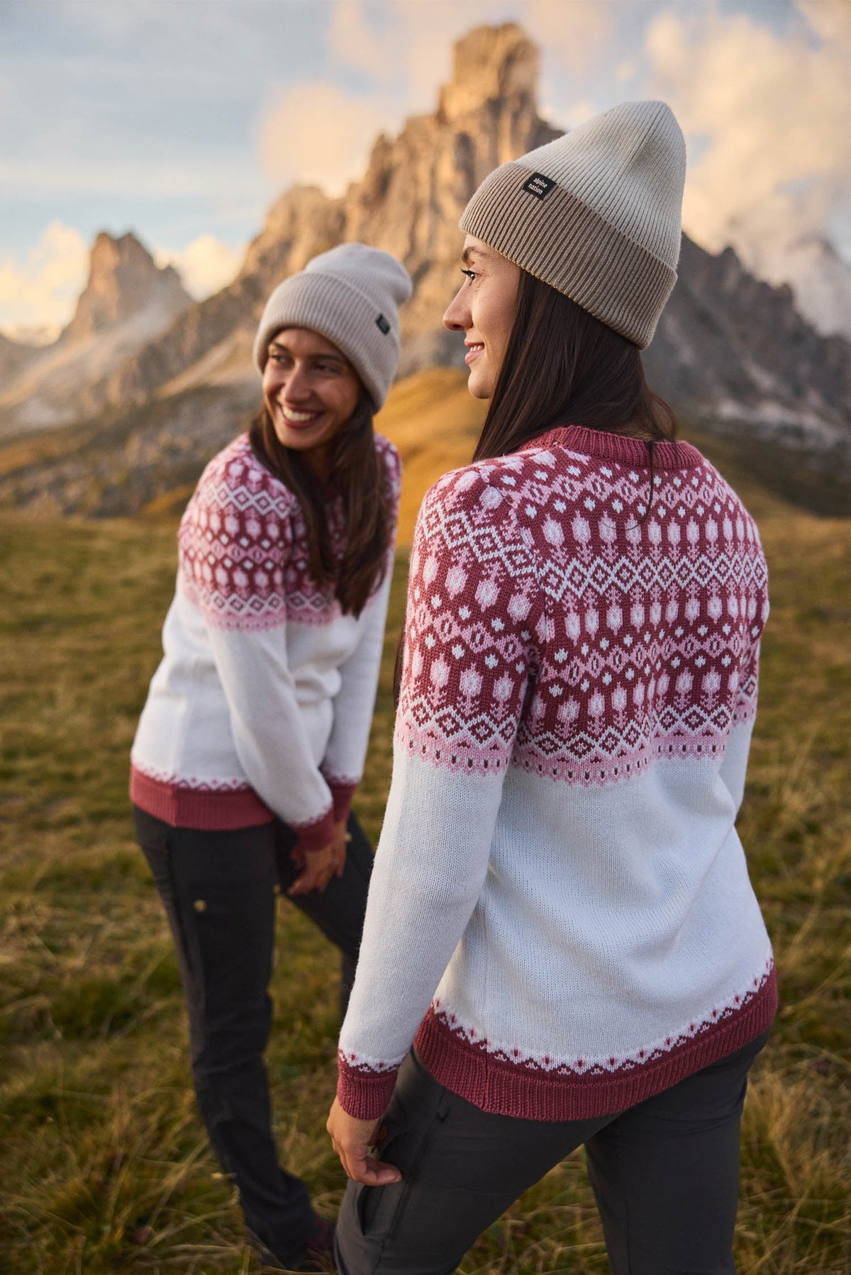 Svalbard Knit Sweater - Rose