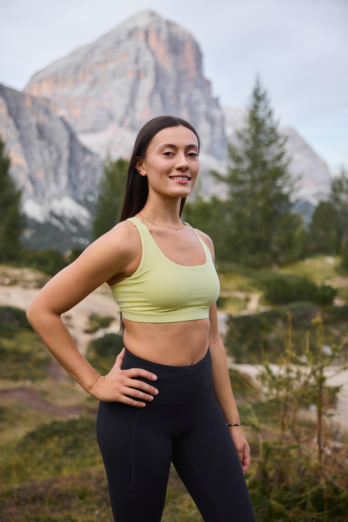 Strappy Sports Bra Butter Yellow