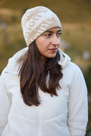 Logo Beanie Sand