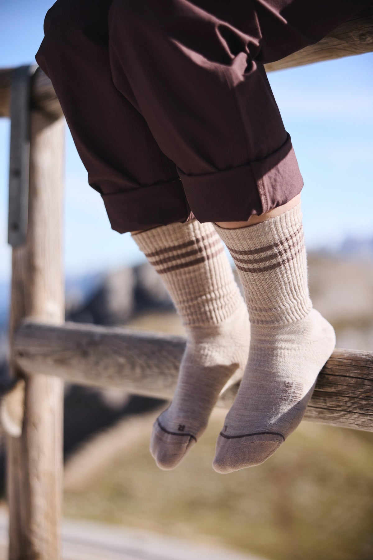 Abisko Merino Socks - Dune