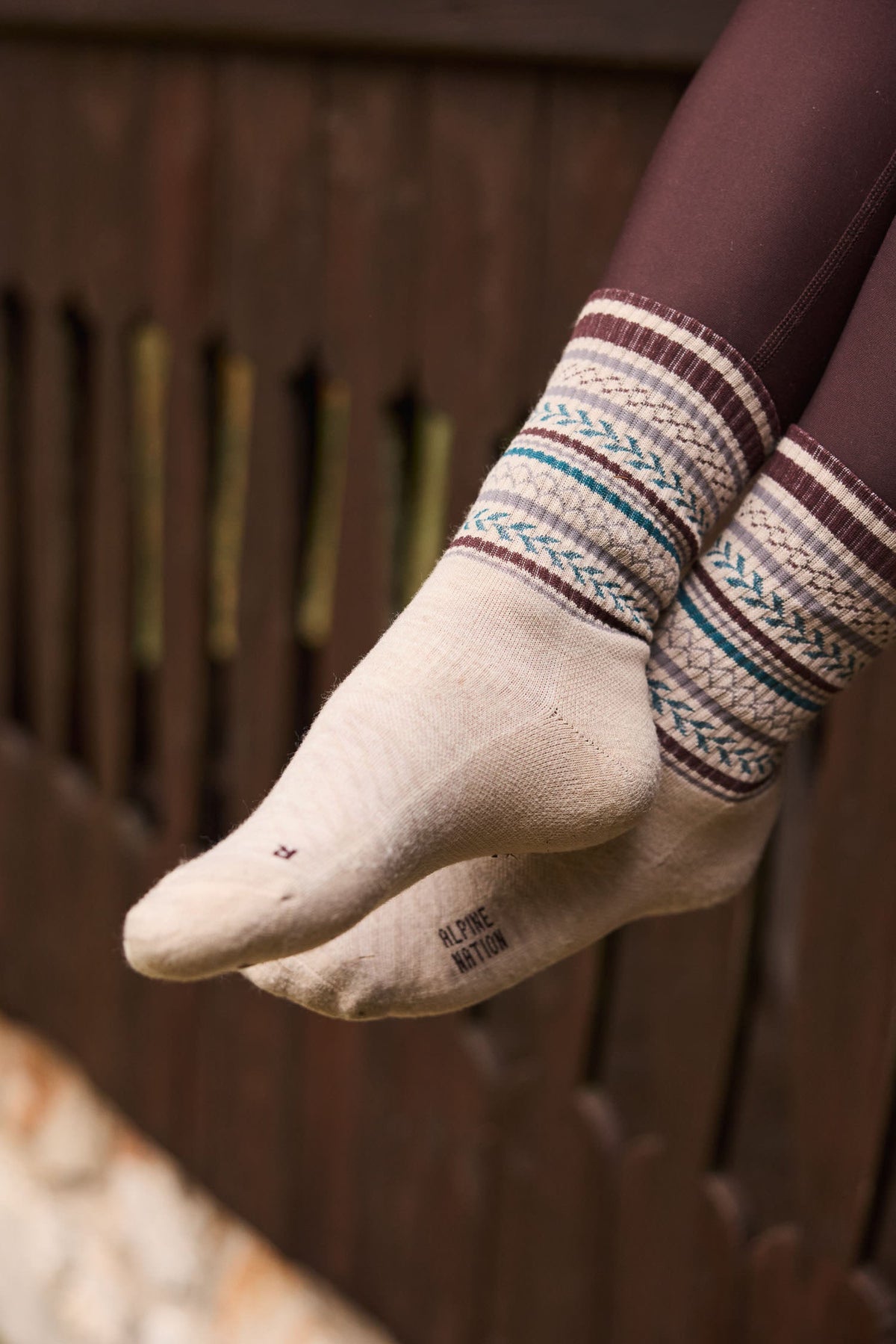 Abisko Merino Socks - Frostwood