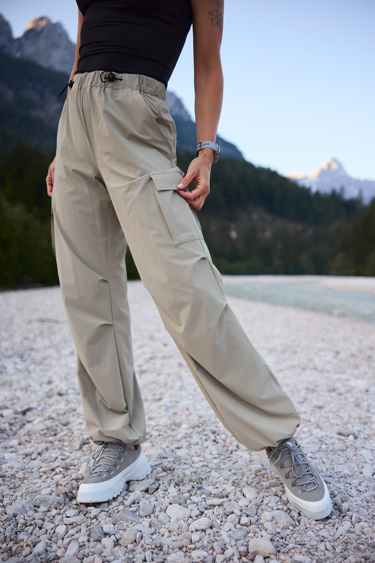 Parachute pants - Sand