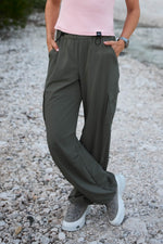Parachute pants - Olive