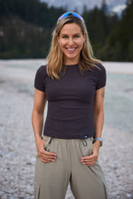 Riva Ribbed T-shirt - Mauve