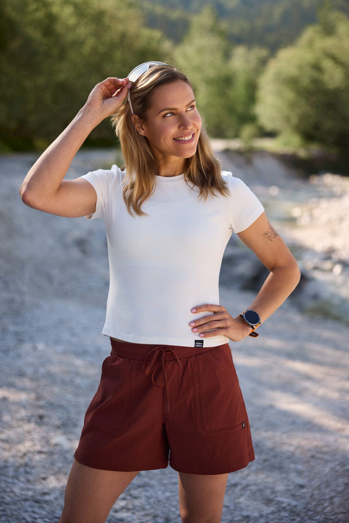 Riva Ribbed T-shirt - Zenith
