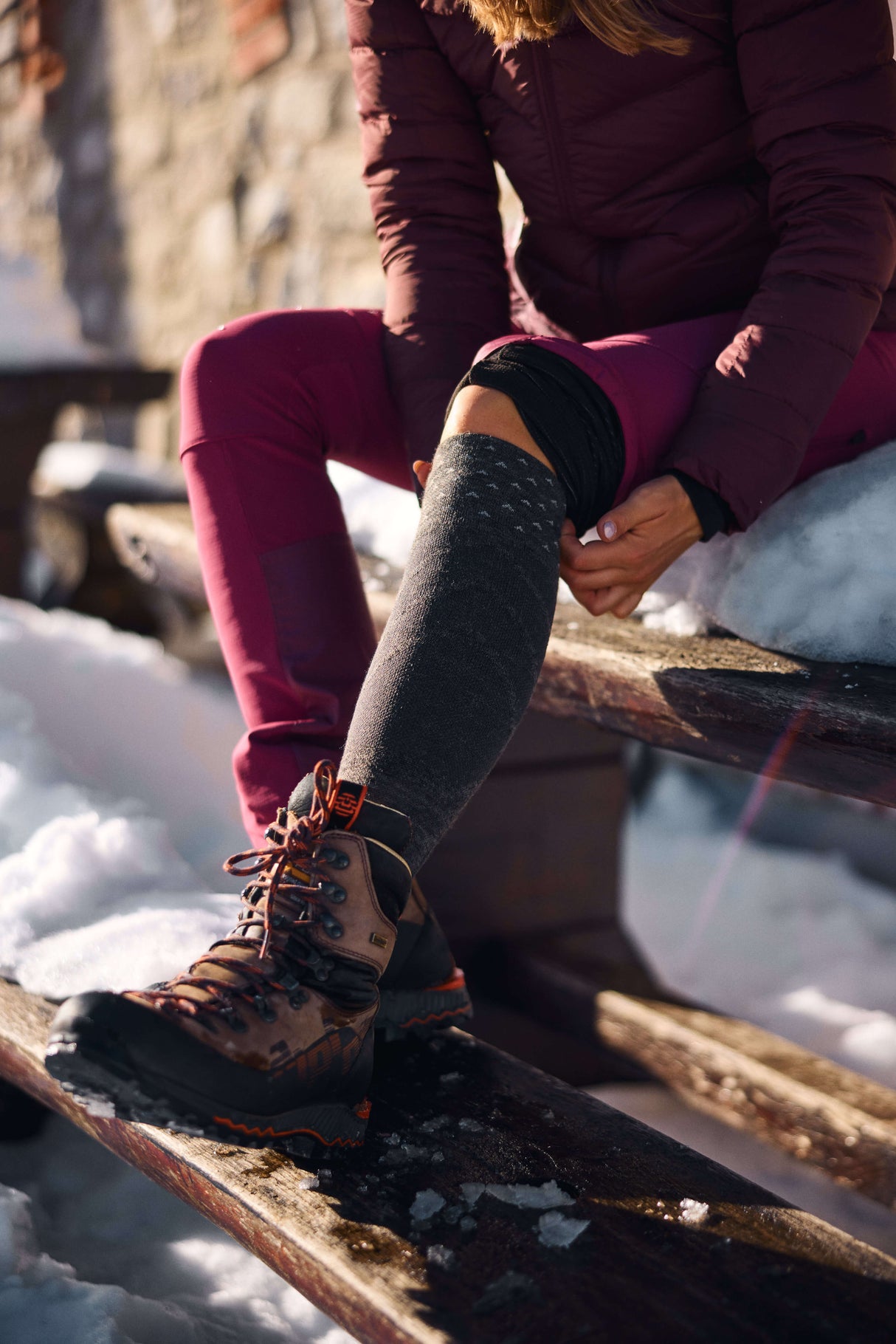 Lappland Merino Socks - Polar Night