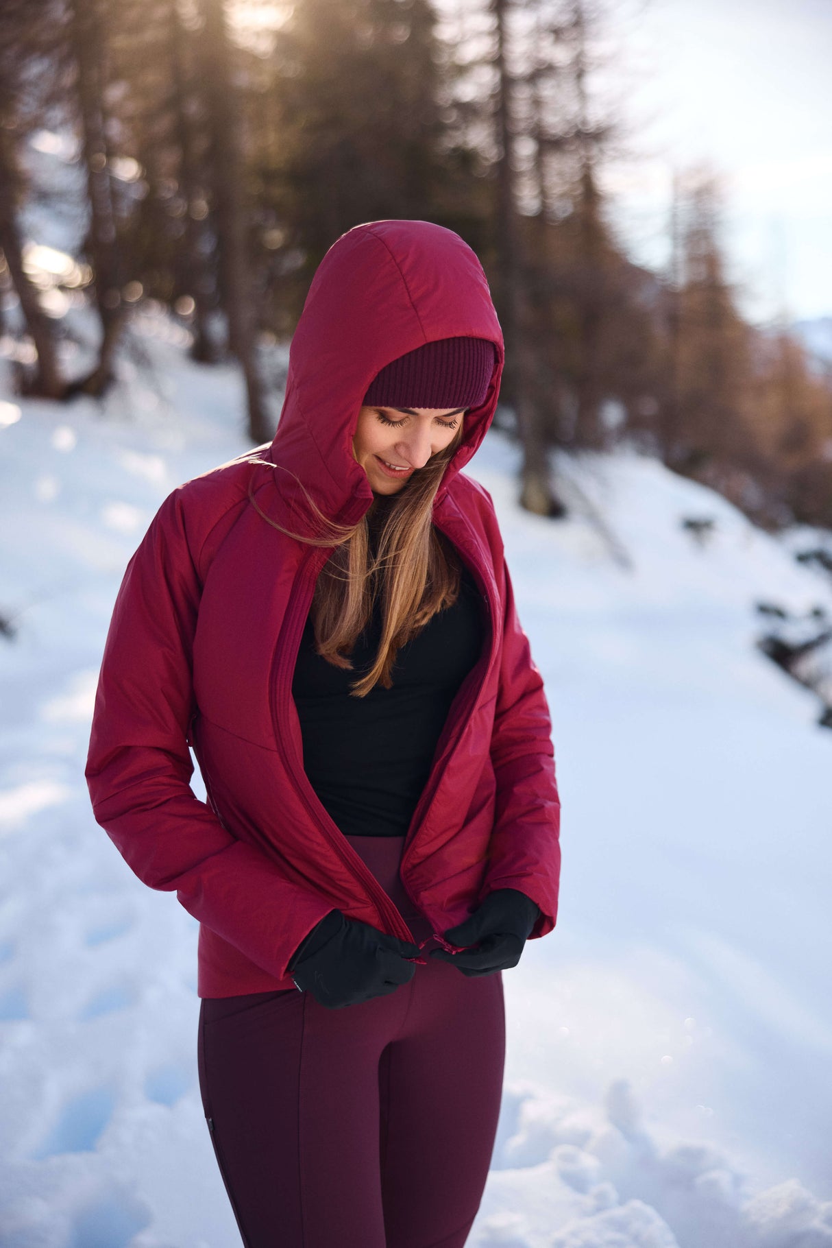Elevate Insulated Jacket - Ruby