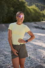 Riva Ribbed T-shirt - Citrus