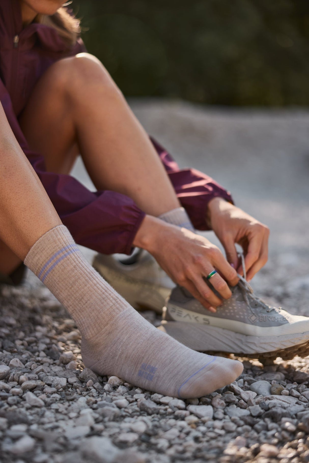 Seceda Light Merino Crew Socks Lily