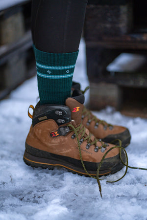 Abisko Merino Socks - Emerald