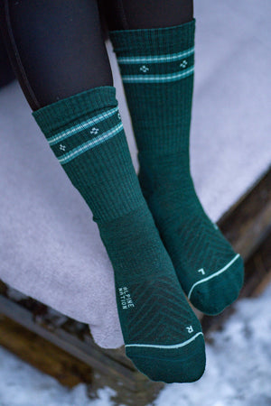 Abisko Merino Socks - Emerald