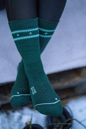 Abisko Merino Socks - Emerald