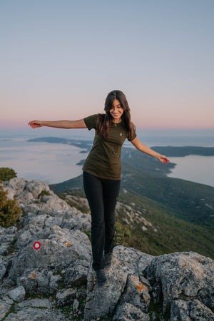 Flow Merino Tee - Olive