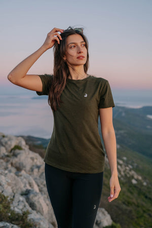 Flow Merino Tee - Olive