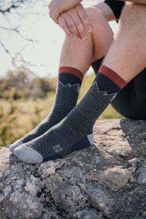Abisko Merino Socks - Blue Horizon