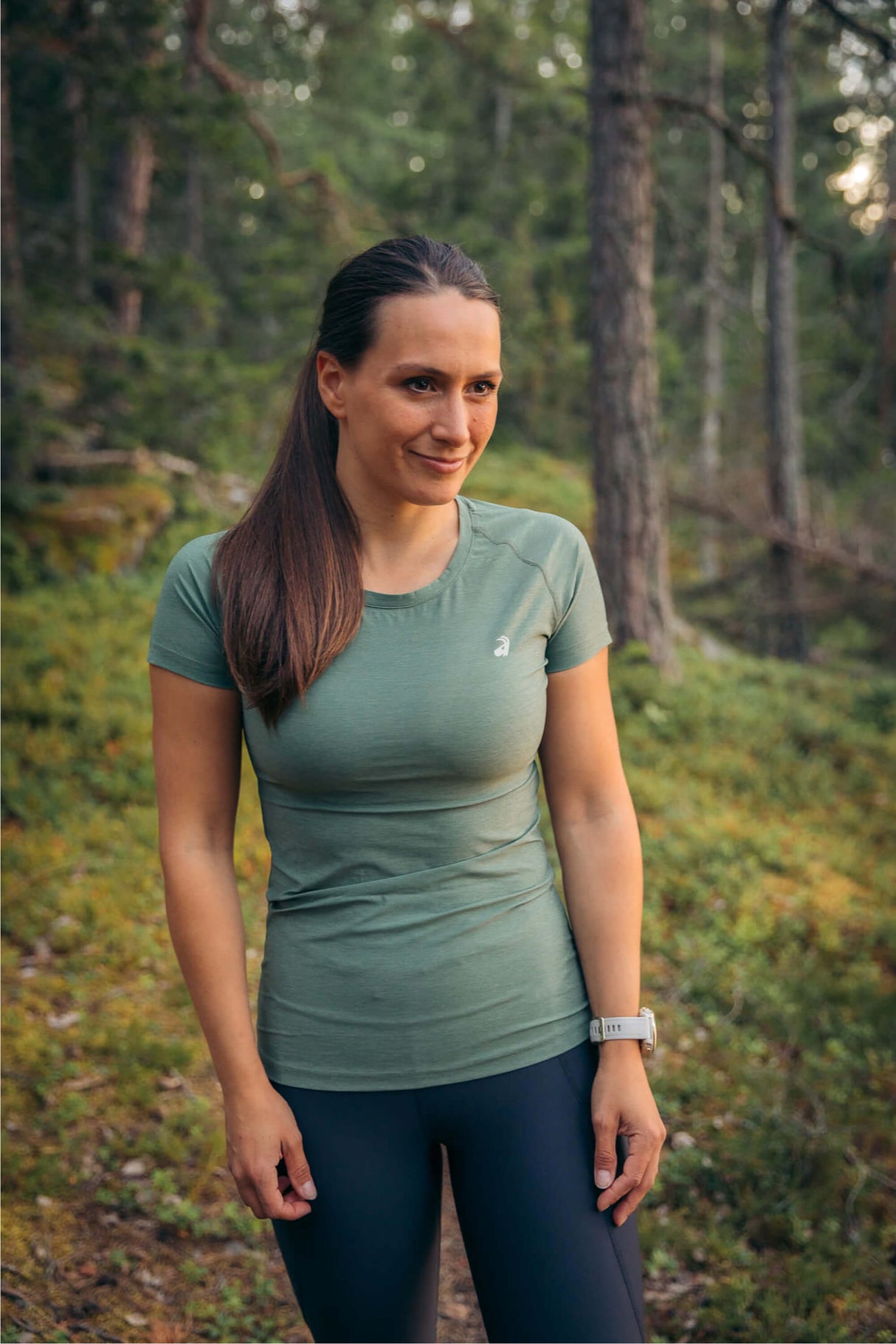 Summit Short Sleeve Tee Fern Green