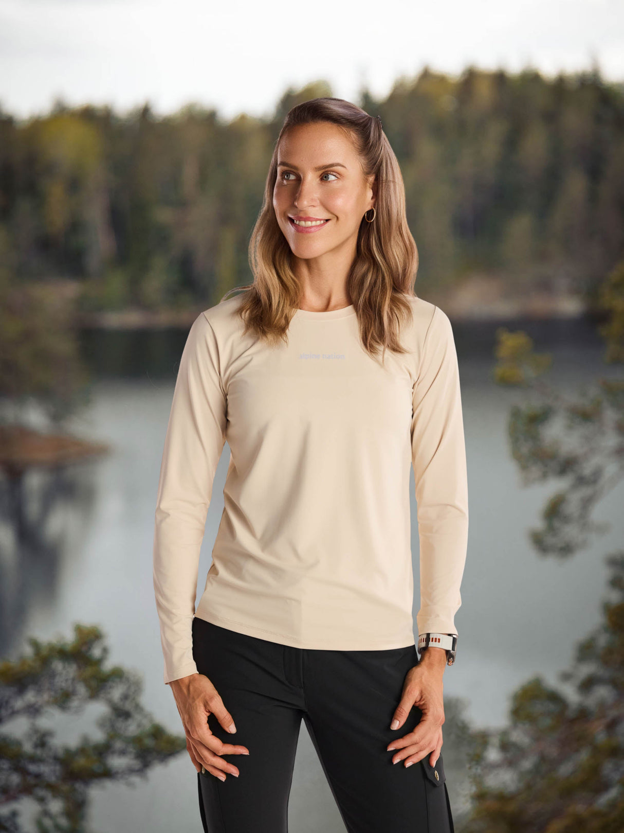 Drift Air Long Sleeve Tee Clay