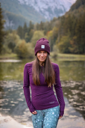 Summit Long Sleeve Tee Wild Berry