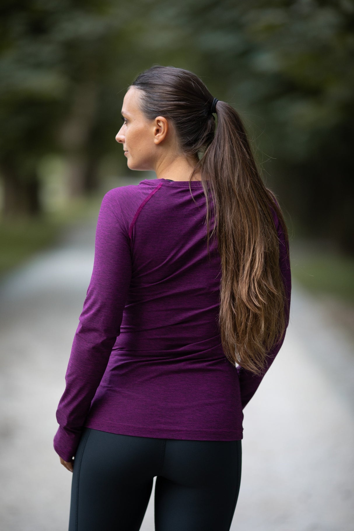 Summit Long Sleeve Tee Wild Berry