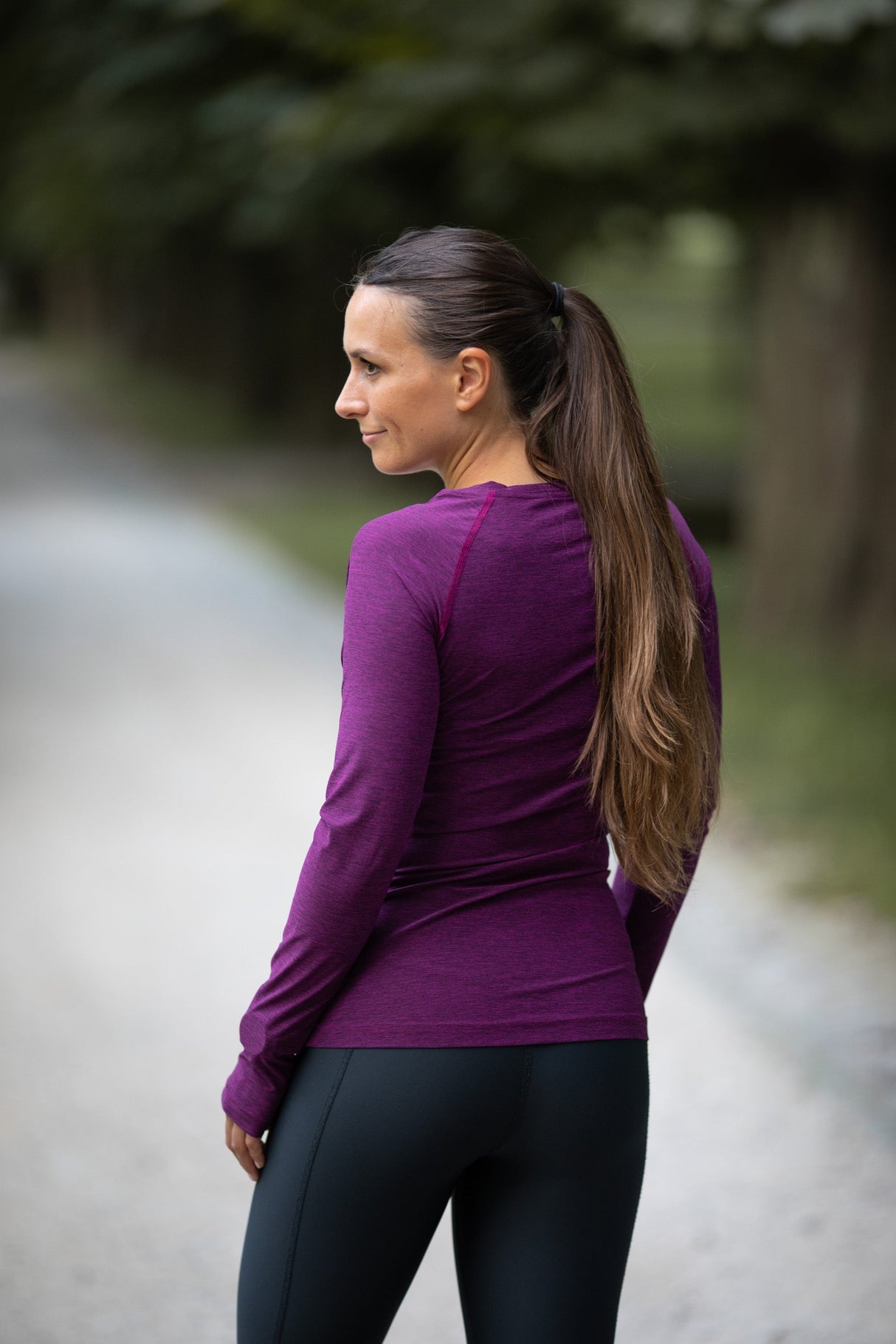 Summit Long Sleeve Tee Wild Berry