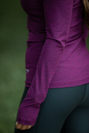 Summit Long Sleeve Tee Wild Berry