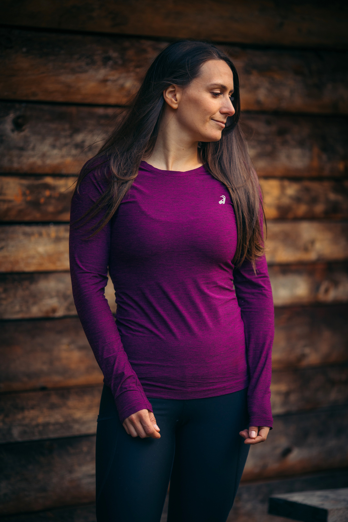 Summit Long Sleeve Tee Wild Berry